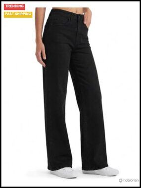 Tall Womens Straight Leg Stretch Denim Jeans Mid Rise 32/34 Inseam